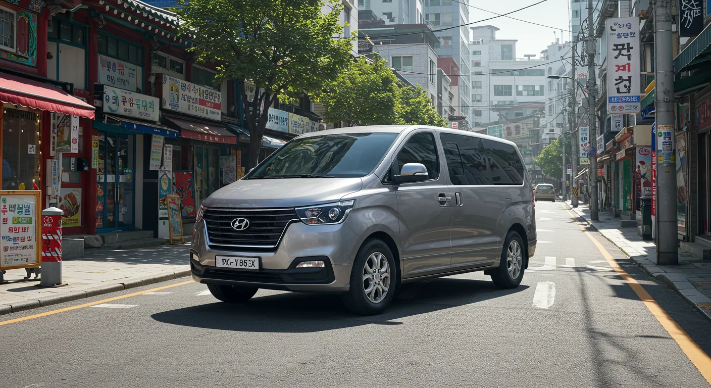 Private Daily Car Hire in Korea using Korea / Seoul 10 seaters van  2